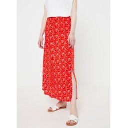 Bymmjoella Slit Skirt par B-Young Rouge 38 Accessoires