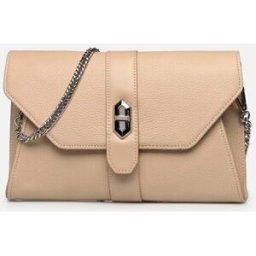 Pochette A rabat avec fermoir Milano Delta par Lancaster Beige T.U Sacs
