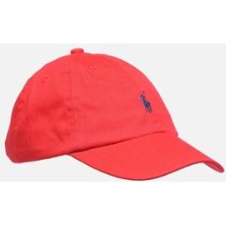 Casquette de baseball coton chino Kids NPU par Polo Ralph Lauren Rouge 5 - 7A Accessoires
