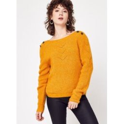Pull BW18185 par IKKS Women Jaune XL Accessoires