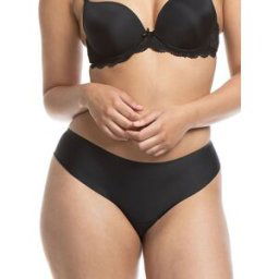 Dream Invisibles Thong (2-Pack) par MAGIC Bodyfashion Noir L Accessoires