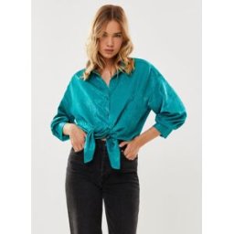 Vmsina Ls Loose Shirt Wvn Ga Pa par Vero Moda Vert M Accessoires