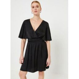 Robe - BW30565 par IKKS Women Noir 38 Accessoires