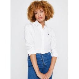 Chemise en coton popeline par Polo Ralph Lauren Blanc 34 Accessoires
