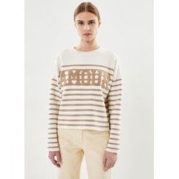 Vmaria Paris Ls O-Neck Pullover Ga par Vero Moda Blanc XS Accessoires