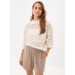 Pcmasha 3/4 O-Neck Knit Bc par Pieces Blanc L Accessoires