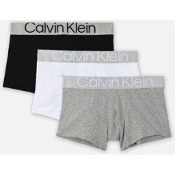 Trunk 3Pk Steel Cotton par Calvin Klein Noir S Accessoires