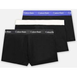 3P Low Rise Trunk 0000U2664G par Calvin Klein Noir XS Accessoires