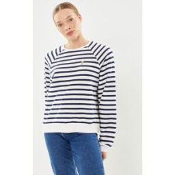 PCLIVA LS EMB SWEAT KAC FC par Pieces Blanc L Accessoires