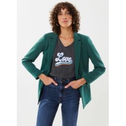 PCBOSSY LS LOOSE BLAZER NOOS par Pieces Vert XS Accessoires