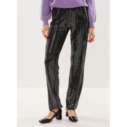 PCSIDDY HW STRAIGHT PANTS par Pieces Noir M Accessoires