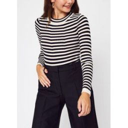 PCCRISTA LS O-NECK KNIT NOOS BC par Pieces Noir L Accessoires