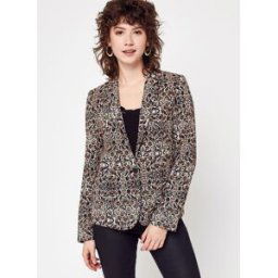 Veste Imprimee BW40015 par IKKS Women Marron 36 Accessoires