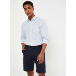 Modern Twill Slim Short Belt par Calvin Klein Bleu 30 Accessoires