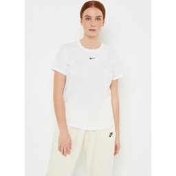 W Nsw Tee Essntl Crew Lbr par Nike Blanc L Accessoires