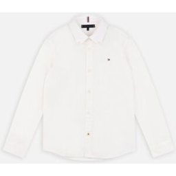 Boys Stretch Oxford par Tommy Hilfiger Blanc 3A Accessoires
