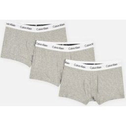 3P Low Rise Trunk 0000U2664G par Calvin Klein Gris XS Accessoires