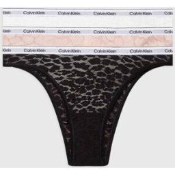 3 Pack Brazilian 000QD5225E par Calvin Klein Multicolore M Accessoires