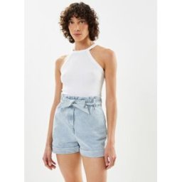 Short Rayures - BW26175 par IKKS Women Bleu 42 Accessoires