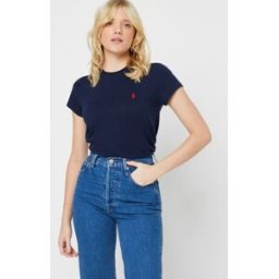T-shirt col rond jersey de coton 211898698 par Polo Ralph Lauren Bleu XXL Accessoires
