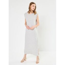 Vmpanna Glenn Sl 7/8 Dress Jrs par Vero Moda Gris S Accessoires