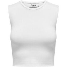 Haut court sans manches col rond Femme ONLY