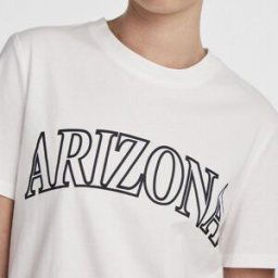 Tee shirt blanc imprimé Arizona Femme PIECES