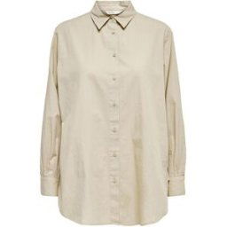 Chemise longue beige Femme ONLY
