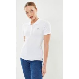 1985 Slim Pique Polo WW0WW42047 par Tommy Hilfiger Blanc XXL Accessoires