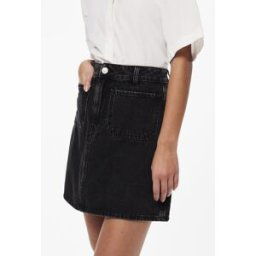 Pcskyhw Pocket Mini Skirt par Pieces Gris M Accessoires