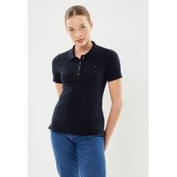1985 Slim Pique Polo WW0WW42047 par Tommy Hilfiger Bleu XXL Accessoires