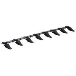 VEVOR Barre à dents de godet de tracteur, 66'', barre à 8 dents pour chargeur, tracteur compact, capacité de charge 2 000 kg, boulonnée, pour une excavation efficace du sol et une protection du godet