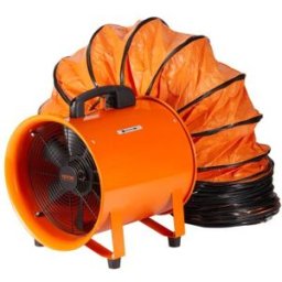 VEVOR Ventilateur d'Extraction 145 W Extracteur d'Air Conduit Industriel 203 mm Tuyau d'Extraction 10 m Volume d'Air 1733 m3/h Ventilateur Évacuation d'Air pour Extraire Fumée Maison Travail