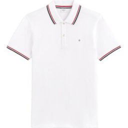 celio Polo piqué slim en coton stretch - blanc BLANC