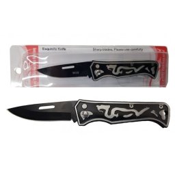 Couteau pliant 14,7cm de poche noir acier