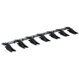VEVOR Barre de dents de godet, 53'', dent de godet de tracteur robuste pour chargeur de tracteur sous-compact, capacité de charge 2000 kg pour bords de coupe de godet 1/2" ou moins sans perçage requis