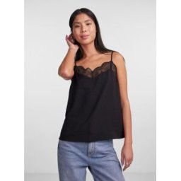 PCTIFFANY STRAP LACE TOP NOOS BC par Pieces Noir XS Accessoires