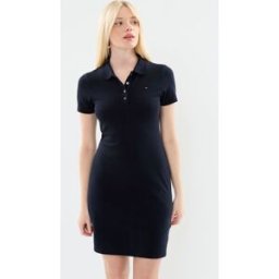 1985 Slim Pique Polo WW0WW42048 par Tommy Hilfiger Bleu XS Accessoires