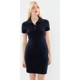 1985 Slim Pique Polo WW0WW42048 par Tommy Hilfiger Bleu L Accessoires
