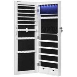 SONGMICS Armoire à bijoux XL