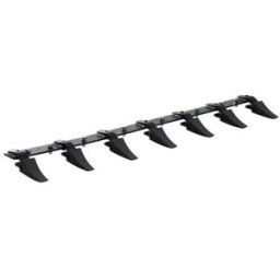 VEVOR Barre à dents de godet, 1500 mm, dent de godet de tracteur, barre à 7 dents pour chargeur, tracteur compact, capacité de charge 2000 kg, boulonnée, pour excavation du sol, protection du godet