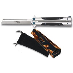 Balisong couteau papillon 23,5cm métal TOKISU