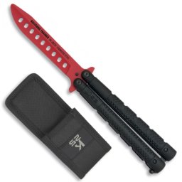 Balisong couteau papillon 22,5cm - Entrainement titane K25