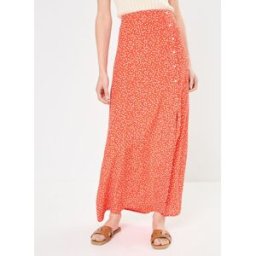 Pcsui Hw Ankle Skirt Pa Bc par Pieces Rouge XS Accessoires