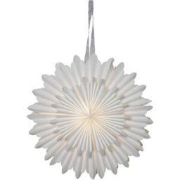 Star Trading Etoile de l'avent Crystal Ø55 cm Blanc