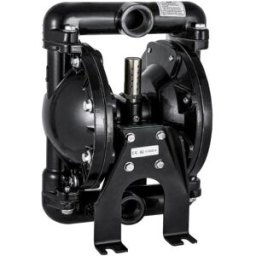 VEVOR Pompe pneumatique à double membrane, entrée et sortie 25 mm, aluminium 24 GPM Max 100 PSI, membrane nitrile pour chimie, industriel, pétrole, métallurgie, mines, revêtement, traitement d'eau