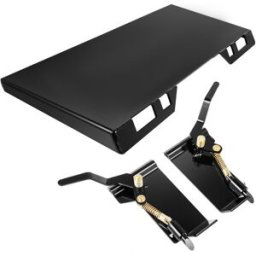 VEVOR Fixation pour chargeuse compacte 3/8" plaque de fixation rapide pour chargeuse compacte 18,5" de hauteur accessoires pour chargeuse compacte à fixation rapide pour godets, charrues et fourches