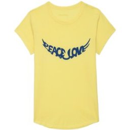 Zadig&Voltaire T-Shirt Woop Peace & Love Wings Cedra - Taille M - Femme