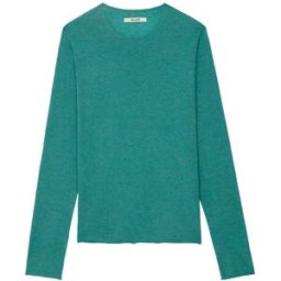 Zadig&Voltaire Pull Teiss 100% Cachemire Aqua - Taille M - Homme