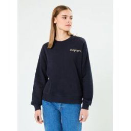 Reg Gold Button Swea WW0WW41235 par Tommy Hilfiger Bleu M Accessoires